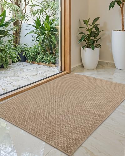 COLOR&GEOMETRY Oversized Door Matts Indoor 122 x 183 cm, Indoor Door Mats Non Slip, Absorbent Dirt Trapper Doormat, Outdoor Mats for Front Door,