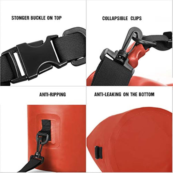 Unigear Waterproof Bags/Waterproof Bags/Dry Bag (2L/5L/10L/20L/30L/40L) for Outdoor Activities and Water Sports, Camping, Boating, Kayaking, Fishing with Waterproof Phone Pouch