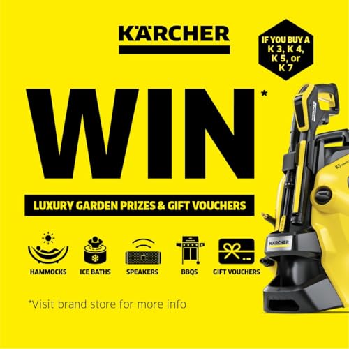 Kärcher K 5 Power Control Pressure Washer, pressure: max. 145 bar, flow rate: 500 l/h, area coverage: 40 m²/h, water filter, weight: 13 kg, high-pressure hose and gun, dirt blaster, spray lance