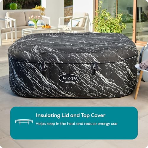 Lay-Z-Spa Paris AirJet Inflatable Hot Tub Spa 4-6 person, 1.96 m x 66 cm