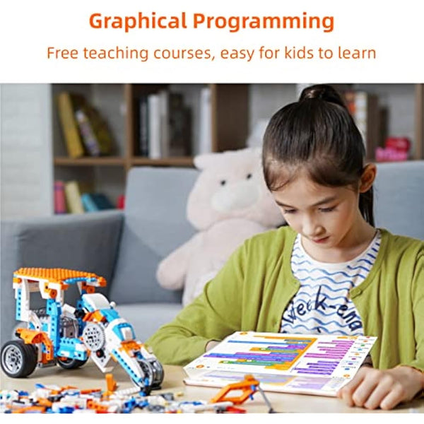 Apitor Robot X, STEM Robot Toys for Kids 8-12, Coding Toy for Boys 8+ Year Old Children, STEM Toys, 12-in-1 Robotic Building Kit, Science Kits for Kids, Programmble Gifts for Boys Christmas Birthday