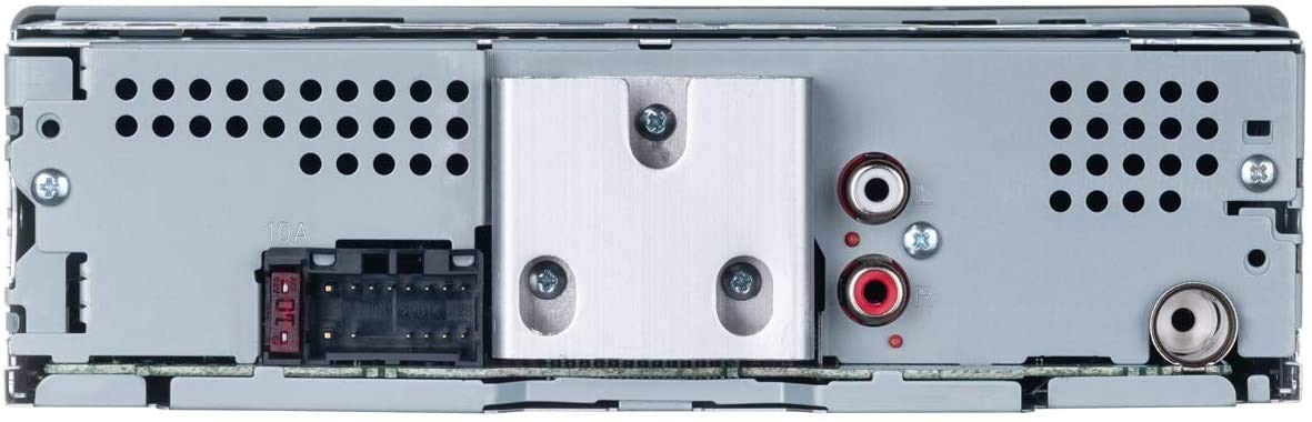 Pioneer MVH-S320BT 1-DIN receiver with Bluetooth, Red illumination, USB, Spotify, Pioneer Smart Sync App and compatible with Android devices.