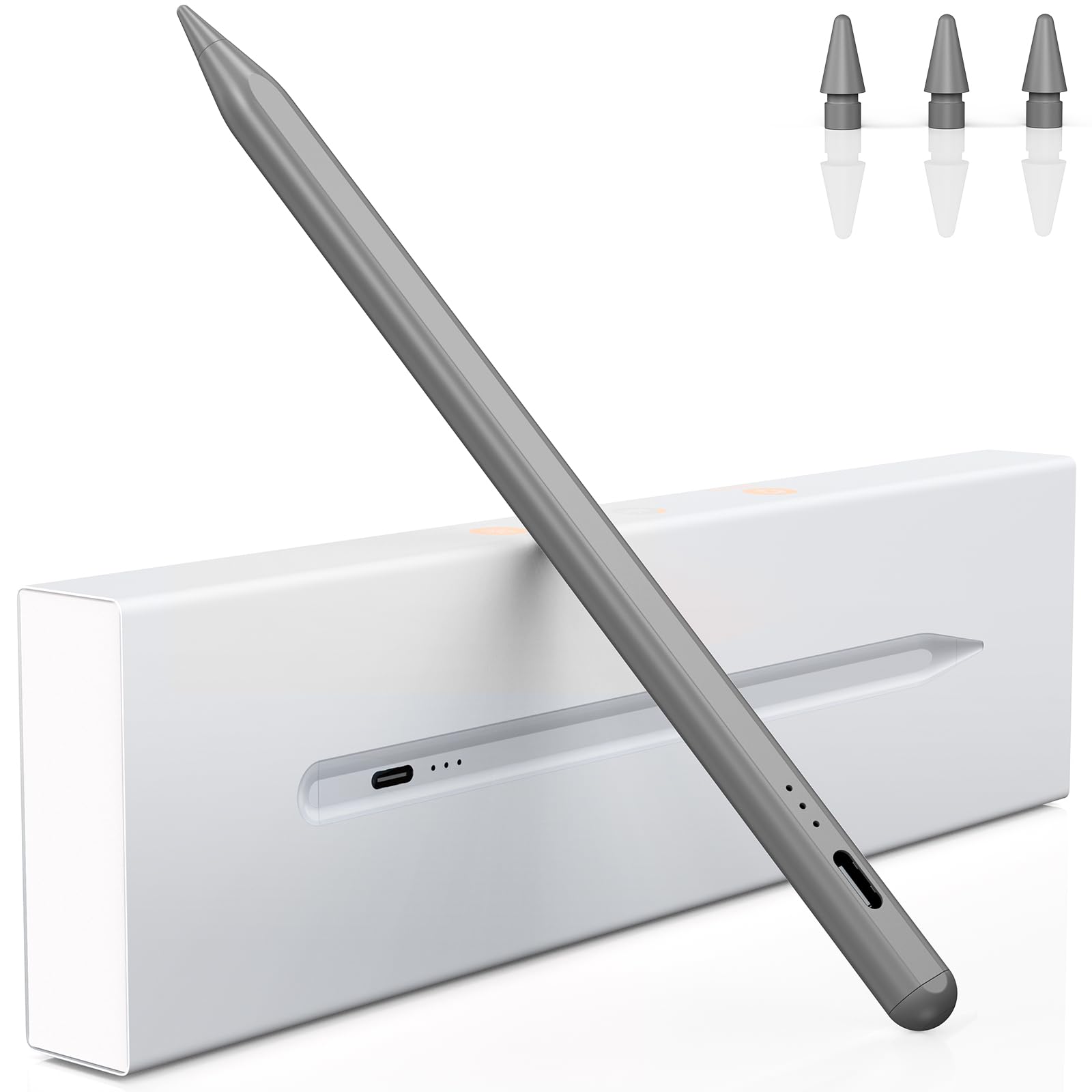 Variglas Pencil for iPad - 2018-2025 15 Minutes Fast Charging, Palm Rejection,Tilt Sensitivity, Stylus Pen Compatible with iPad Pro 11"/12.9"/13", 11/10/9/8/7/6th Gen, Air 3-6, Mini 5/6