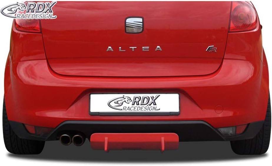 RDX Racedesign Rear bumper skirt 'Diffusor U-Diff' compatible with Seat Altea (5P) incl. FR & XL 2004- (PU)