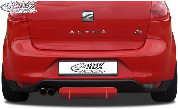 RDX Racedesign Rear bumper skirt 'Diffusor U-Diff' compatible with Seat Altea (5P) incl. FR & XL 2004- (PU)