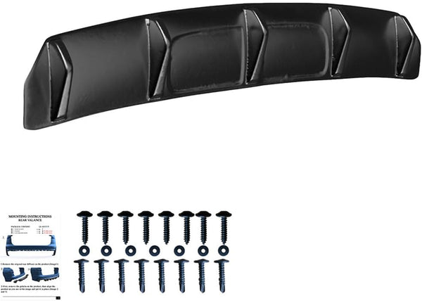 Oneway Rear Diffuser compatible with Audi SQ5/Q5 S-Line (FY) 2017-2020 - Gloss black