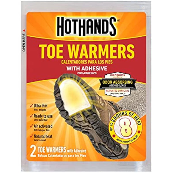 HotHands Toe Warmers - Durable, Odourless, Air Activated - Up to 8 Hours of Heat - 40 Pairs