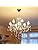Dst Maria Theresa Crystal Chandelier, Clear K9 Crystal Glass Ceiling Light with 6 Arms, Elegant Modern Pendant Lights for Dining Room, Living Room, Hallway, Stairway, Bar Size: D60cm H60cm Chain 60cm