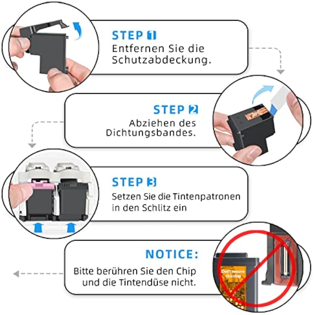 560 561 Ink Cartridges, PG 560 XL Black and CL 561 XL Colour Replacement for Canon 560 561 ink cartridges for TS7450 TS7451 TS5350 TS5351 TS5352 TS5353(1 Black, 1 Colour)