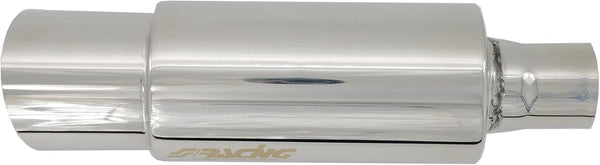 Simoni Racing ESR086 Exhaust Muffler Rounded Inox