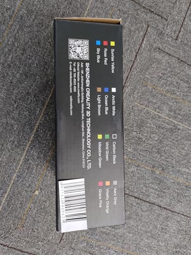 Creality CR-PETG PLA Filament 1.75mm 3D Printing Filament 4 KG, Excellent Toughness High Precision, Odorless Non-Toxic Moistureproof, 1kg(2.2lbs) Glossy for 3D Printer (Black+White+Red+Blue)*1KG