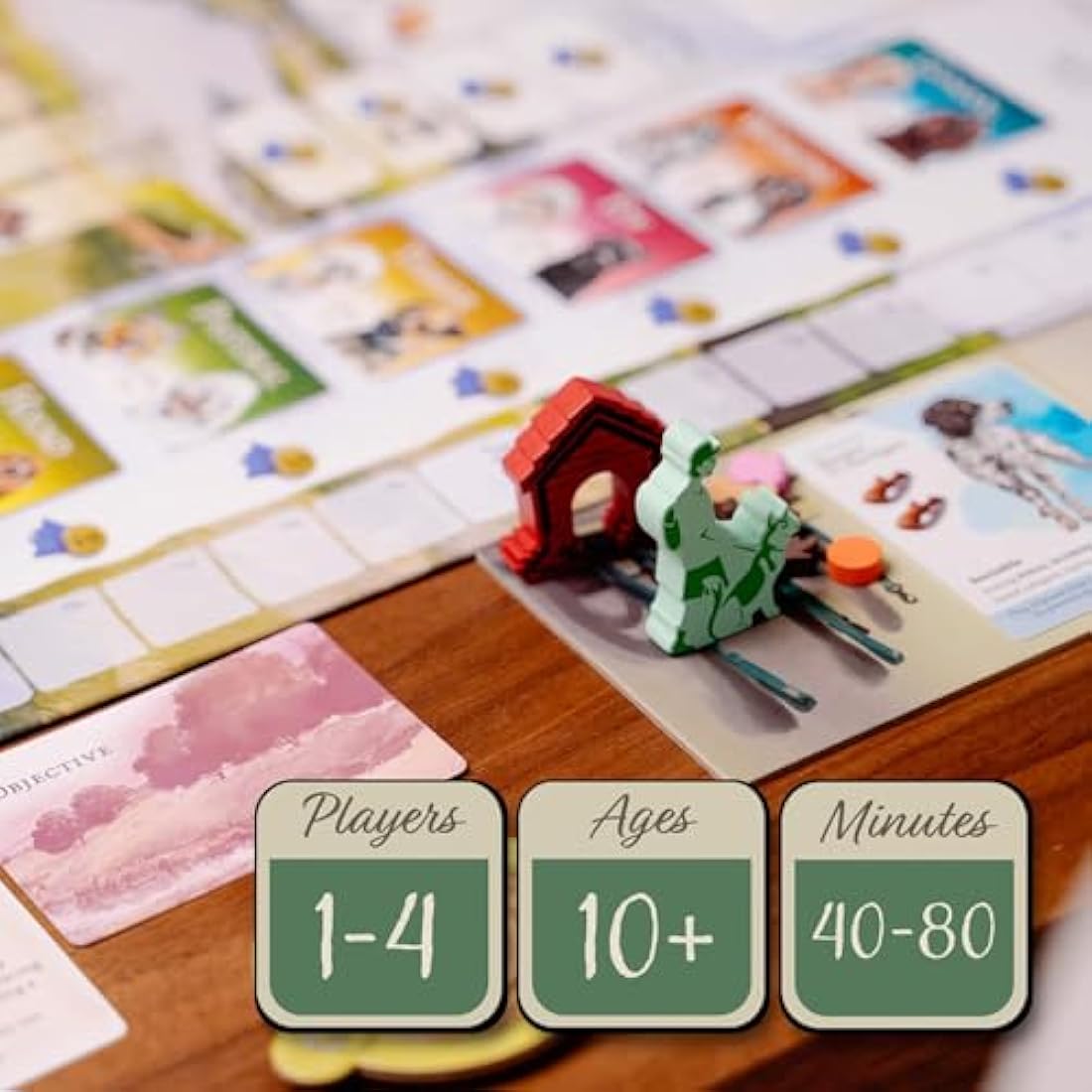 Dog Park, The Fun Strategy Board Game by Birdwood Games for Family Night, Perfect for Dog Lovers, Kids & Adults, for 1-4 Players, Ages 10+