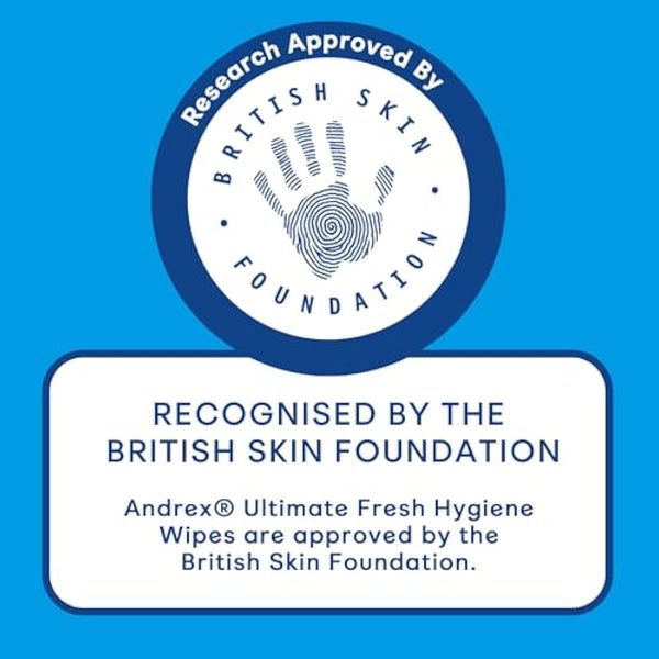 Andrex Ultimate Fresh Washlets, 12 Packs - Gentle, Biodegradable, Flushable Toilet Wipes for Everyday Hygiene, Use with Regular Toilet Roll for a Shower Fresh Clean