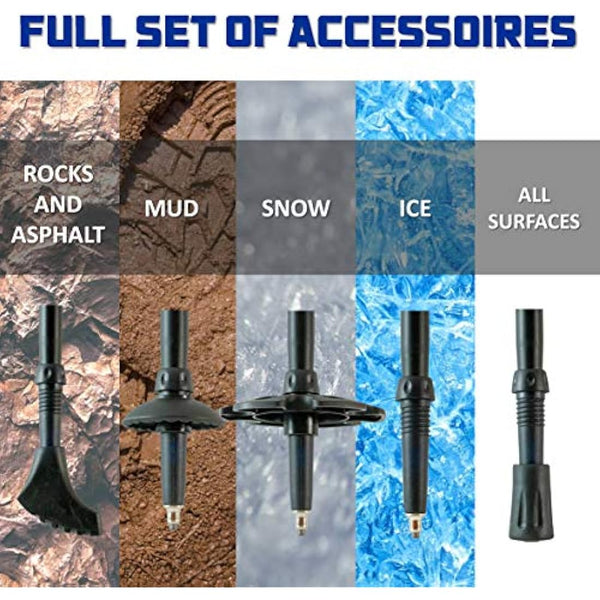 ALTAITREK PRO Telescopic carbon fiber trekking poles with quick locking system, ultralight for hiking, mountain, camping. Natural cork handle. Sticks. Baton. Pair