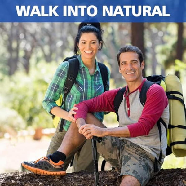 aiGear Tactical Stick/Hiking Walking Trekking Poles | CNC Machined Aluminum Tactical Cane - Adjustable Length | For Hiking Camping Mountaining Backpacking | Color Black