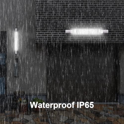 Amdelne LED Batten Light 5FT 150CM, Plug in Linkable Garage Lighting, IP65 Waterproof Ceiling Strip Lights for Shed, Workshop, Office, Kitchen, 45W 6500K Daylight