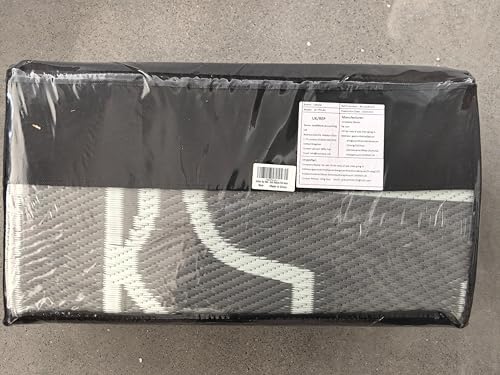 Cekene Large Outdoor Rug Waterproof Black 245x305cm Patio Rugs Reversible RV Camping Mat Lightweight Plastic Portable Outdoor Carpet for Picnic Porch Deck Backyard BBQ Beach