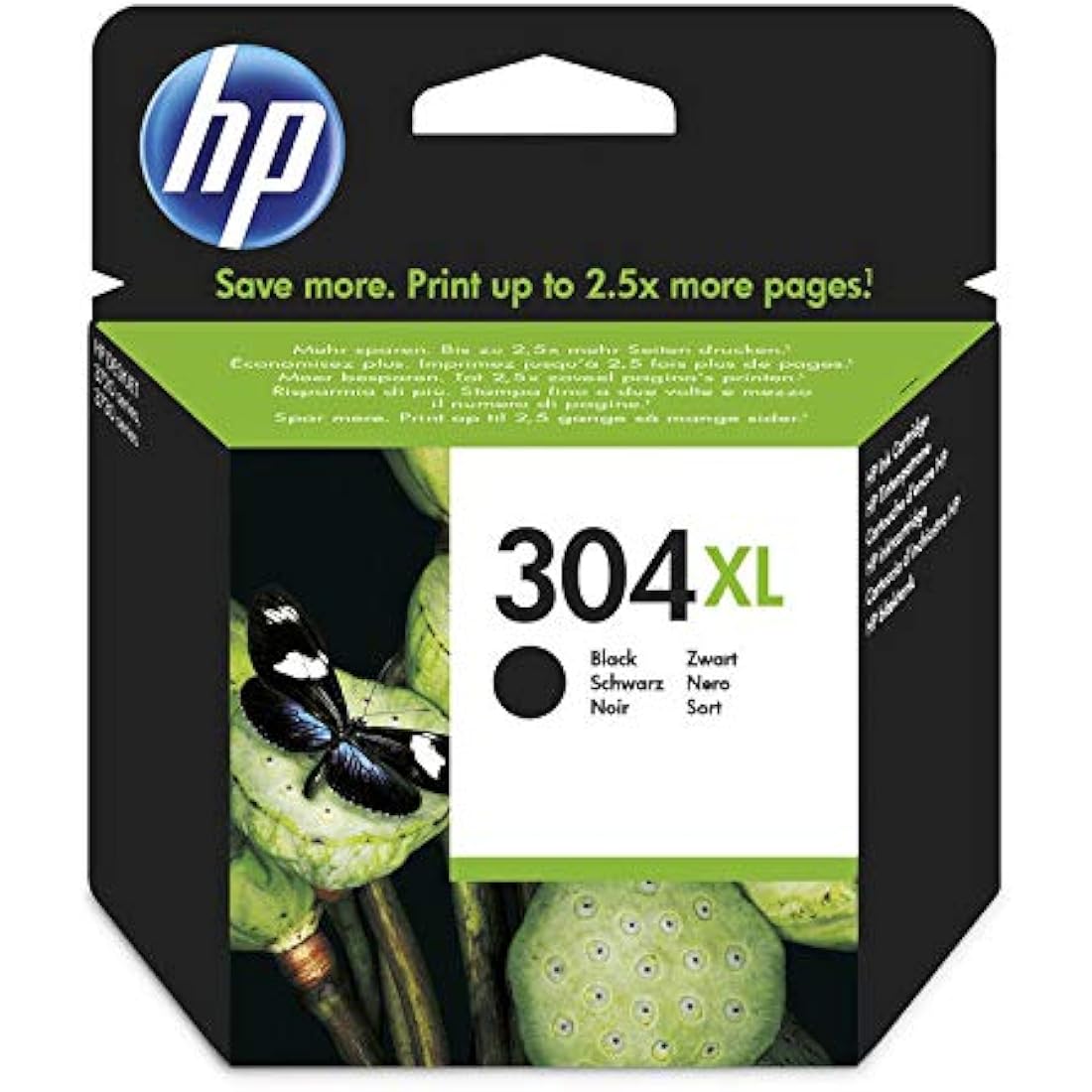 HP 304XL High Capacity Black (N9K08AE) & 304XL High Capacity Colour (N9K07AE) Ink Cartridge Multipack