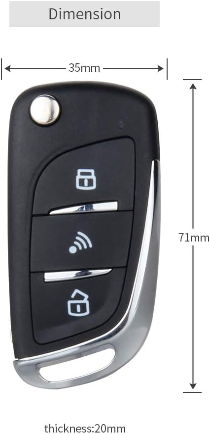 EASYGUARD EC003N-V Car security alarm system with PKE passive keyless entry remote engine start stop keyless go system universal version DC12V