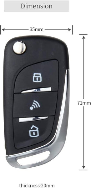 EASYGUARD EC003N-V Car security alarm system with PKE passive keyless entry remote engine start stop keyless go system universal version DC12V