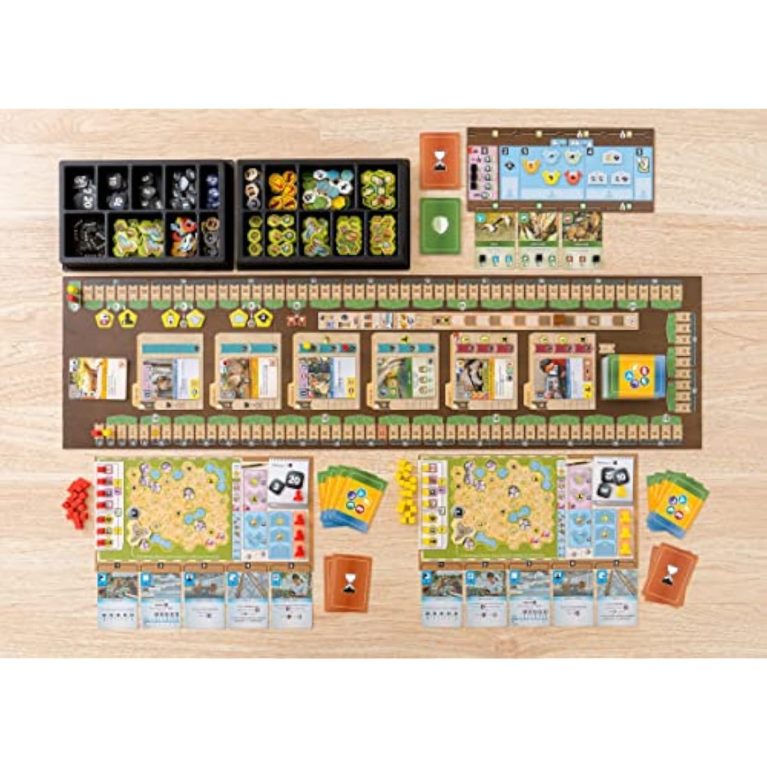 Feuerland Spiele | Ark Nova | Board Game | Ages 14+ | 1-4 Players | 90-150 Minutes Playing Time