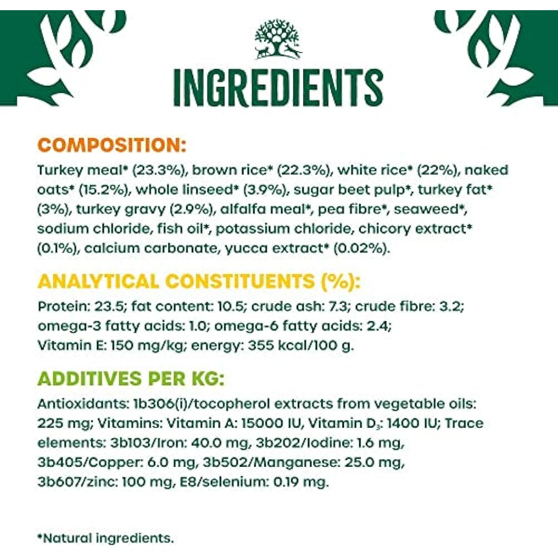 JAMES WELLBELOVED - Hypoallergenic Adult Dry Dog Food - 15 kg - Turkey & Rice - Bulk Dog Food Pack