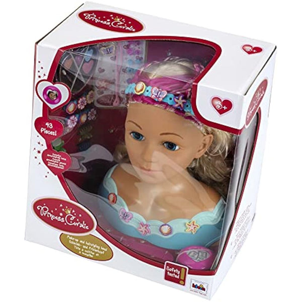 Theo Klein 5398 Princess Coralie Make up and hairstyling head Mariella