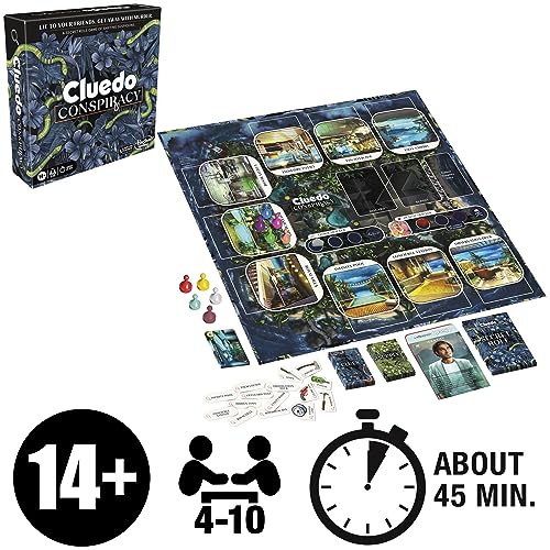 Hasbro Gaming Cluedo, Reimagined Classic for 2-6 Players, Detective Board Game for 8+ Year Old Boys and Girls