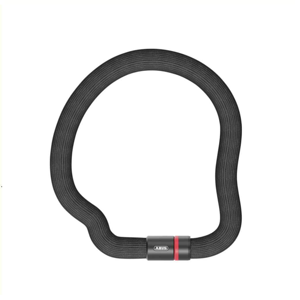 ABUS Goose Lock chain lock - flexible, rattle-free bicycle lock made of hardened steel - 6 mm thick - with key