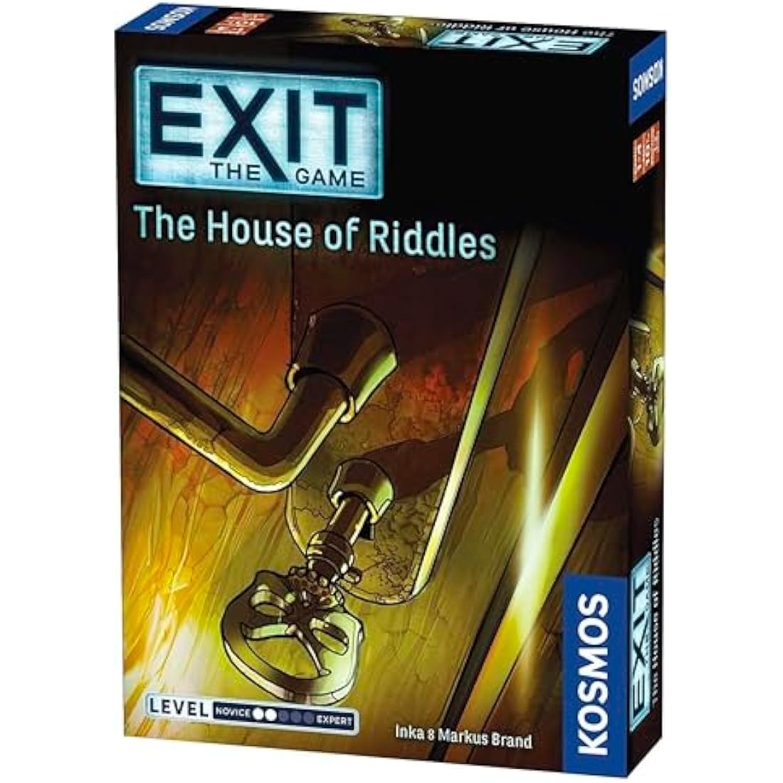 Thames & Kosmos EXIT: The House of Riddles | Escape Room Game | 2/5 Difficulty | Strategy Puzzle Board Game | 1-4 Players | Ages 10+ | Fun for Adults & Kids