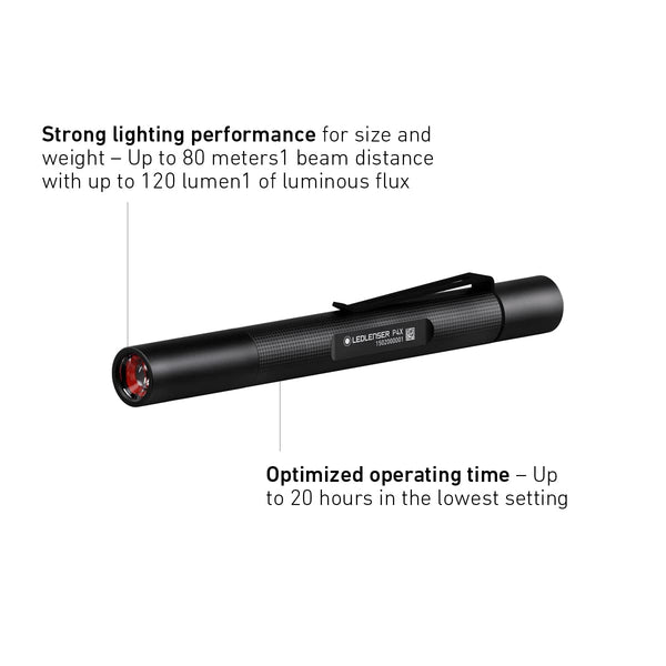 Ledlenser P7R torch LED, 1000 lumens, rechargeable Lithium 18650 battery, 210m long distance beam, focusable, up to zu 40h runtime, incl. magnetic charging system and wall mounting, Flashlight