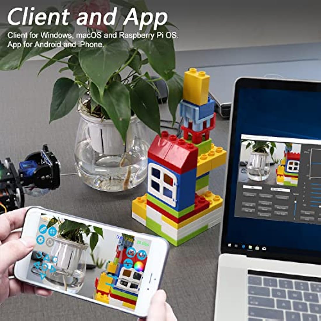 FREENOVE Robot Dog Kit for Raspberry Pi 5 4 B 3 B+ Zero 2 W, Walking, Self Balancing, Face Recognition, Ball Tracing, Ultrasonic Ranging, App Control, Camera, Servo (Raspberry Pi NOT Included)