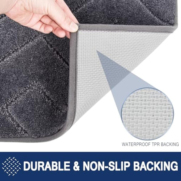 FCSDETAIL Dirt Trapper Indoor Door Mat 60 x 150 cm, Machine Washable Entrance Rug, Dog Doormat, Non-slip Inside Runner Rug for Kitchen, Hallway, Entryway