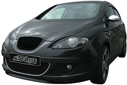 AUTO-STYLE Black Plastic ABS Grille for Seat Leon/Altea/Toledo 1P 2005-2009 Excl. FR/Cupra