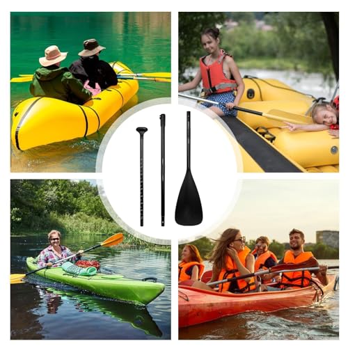 Uozonit Stand up Paddle - Ergonomic Telescoping Paddle,Removable Portable Reusable Canoe Accessories Rowing Tool for Beginner Fishing Boating Surfing Outdoor Sea Activities Daily