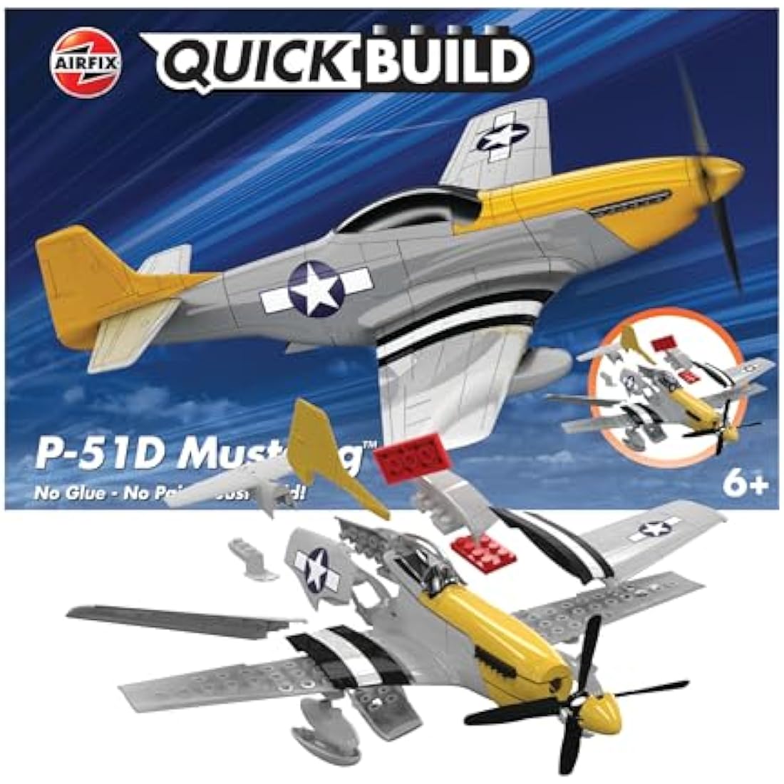 Airfix P-51D Mustang Quickbuild Set