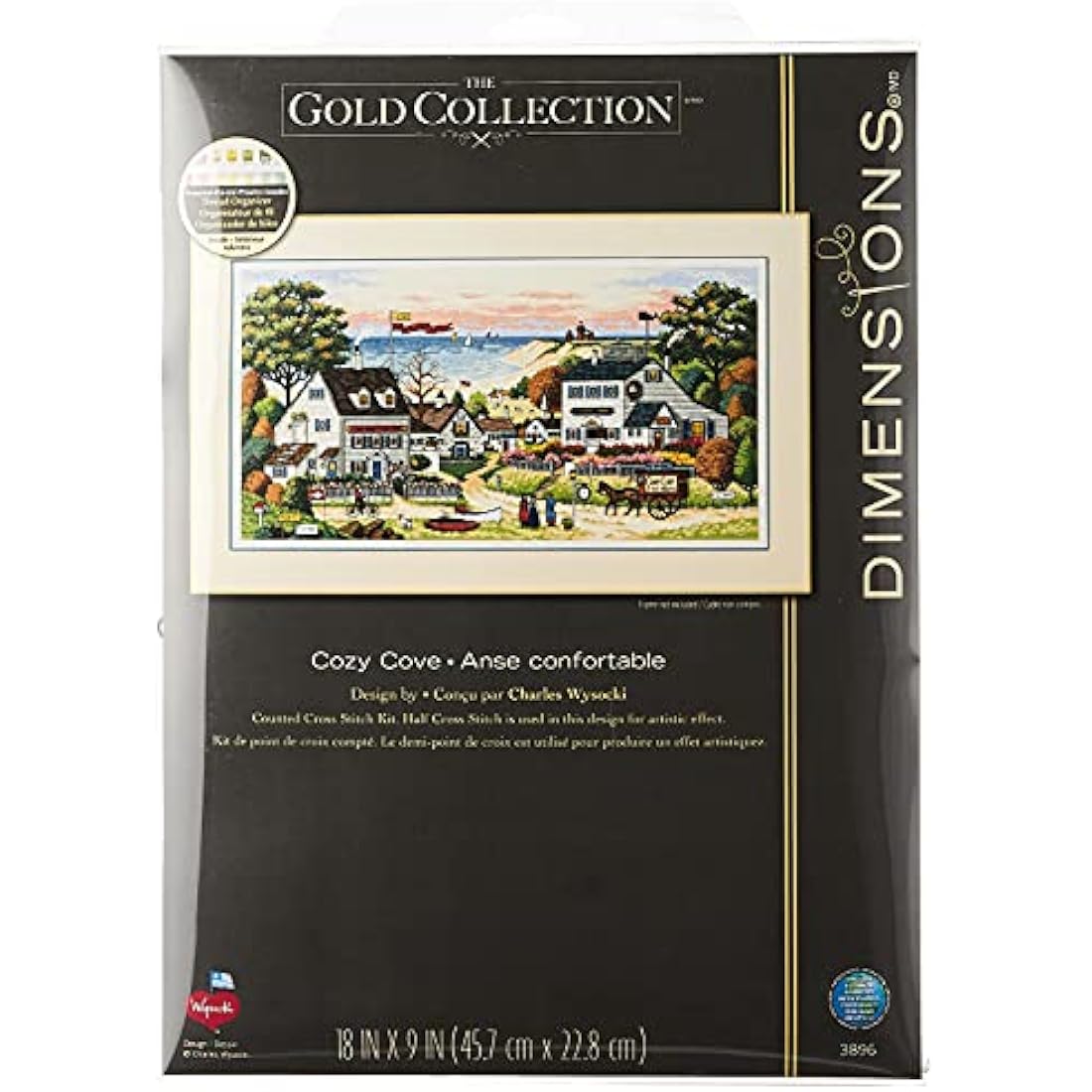 Dimensions Cozy Cove, Cotton, Multi Color, by The Yard