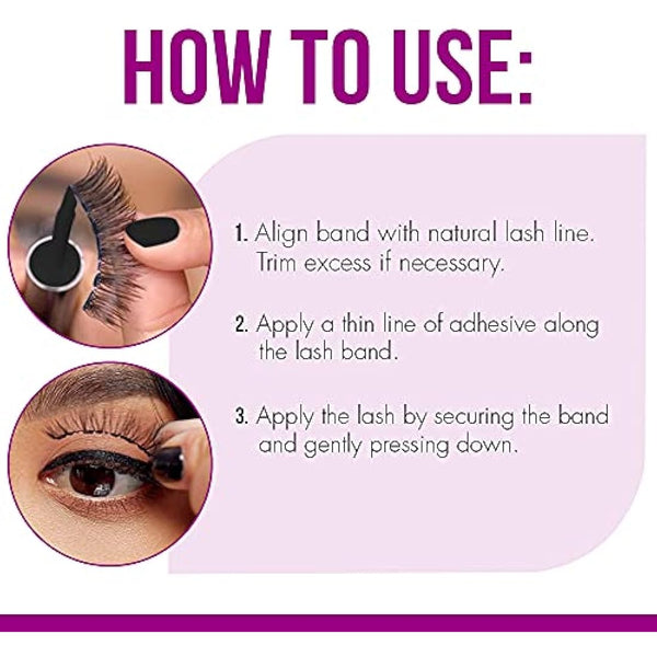 Duo Quick Set Dark Lash Glue, Striplash Adhesive, Latex Free, Rapid Dry, Easy Use, Dries Black, False Eyelash Glue, 5 g, (Pack of 1)