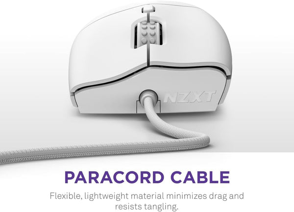 NZXT Lift 2 Ergo | Lightweight Ergonomic Wired Gaming Mouse | Lightweight 61 g Design | 8K Polling Rate | Optical Switches | 26K DPI Optical Sensor | 100% PTFE Feet | Black