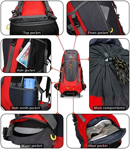 Doshwin 70L Backpack Trekking Camping Travel Hiking Large Rucksack for Men Women
