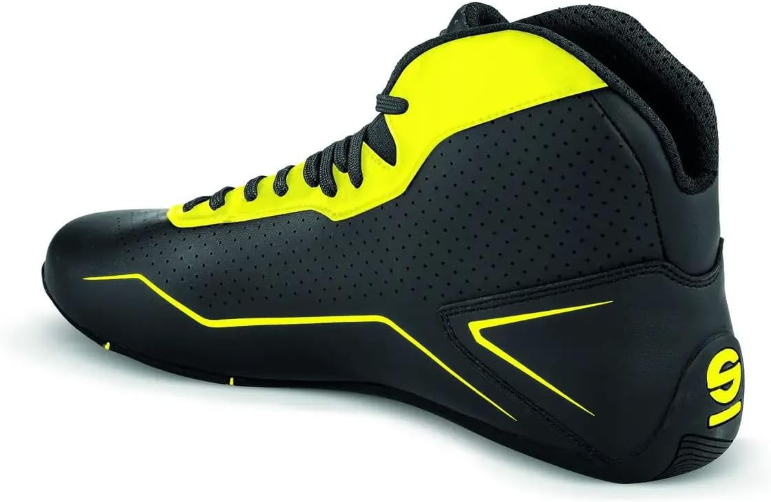 Sparco K-Pole Shoes Size 43 Black/Fluo Or