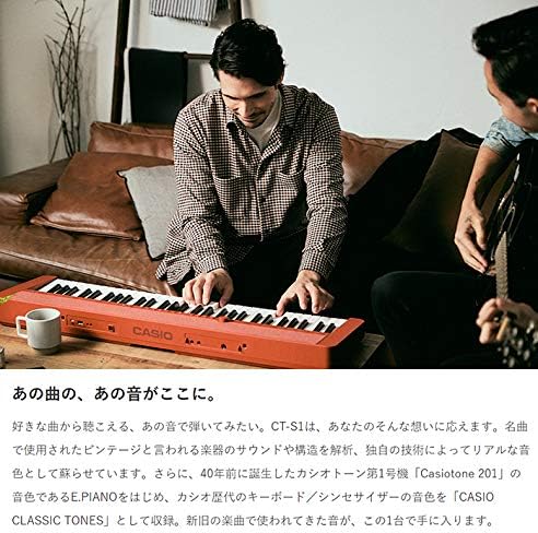 Casio CT-S1 Portable Piano keyboard Black