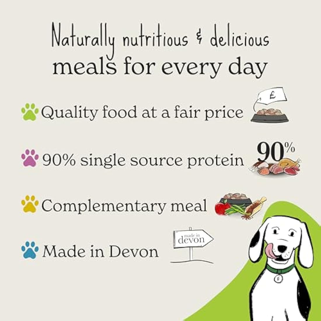 Forthglade Complementary Wet Dog Food (18 x 395g Trays) - Grain Free & Hypoallergenic Dog Food, Just 90% Lamb, Stomach Sensitive Meals with Natural Ingredients
