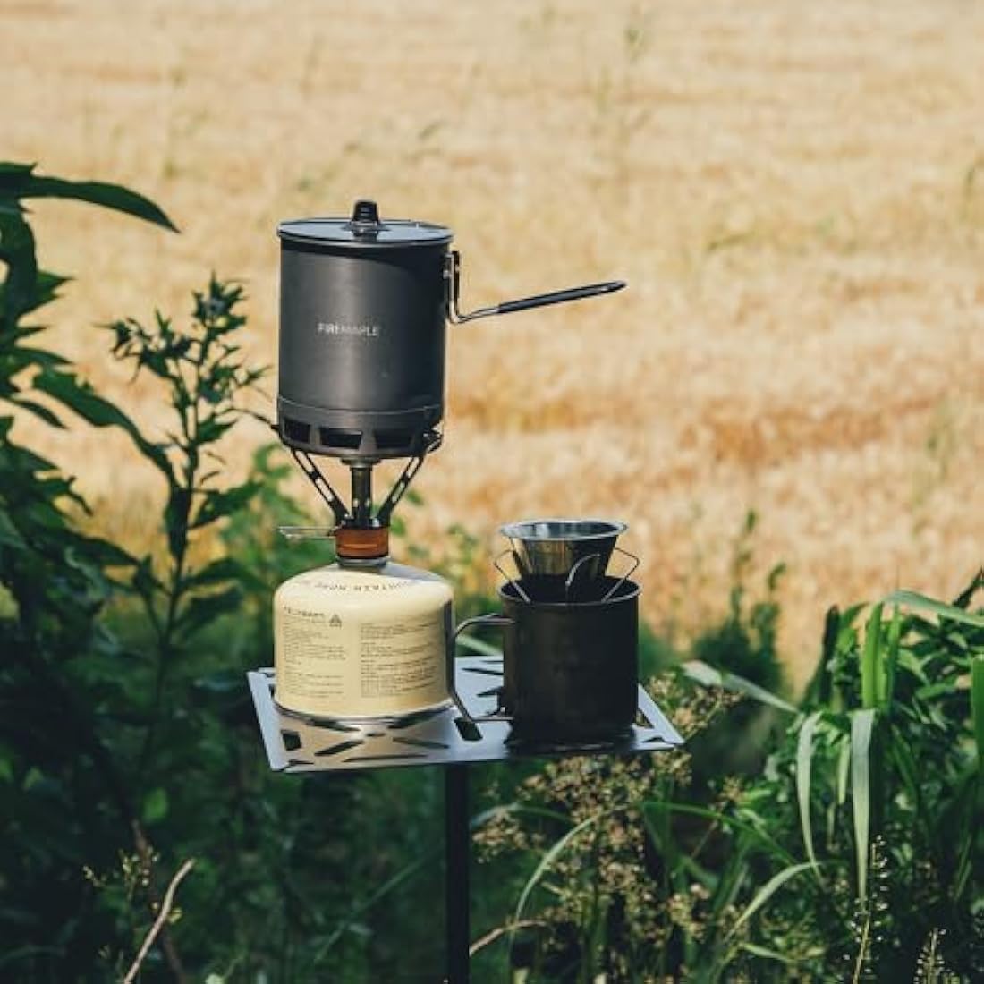 Fire-Maple Dandelion Buddy Camping Table Lightweight Folding Desk with Detachable Feet for Solo Camping Hiking Outdoors