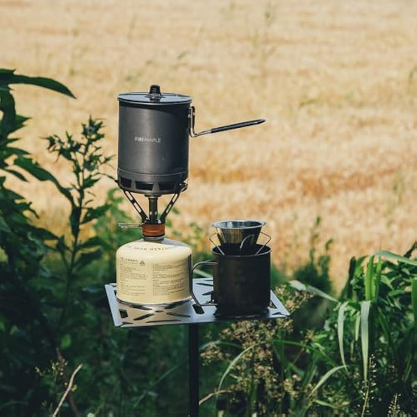 Fire-Maple Dandelion Buddy Camping Table Lightweight Folding Desk with Detachable Feet for Solo Camping Hiking Outdoors