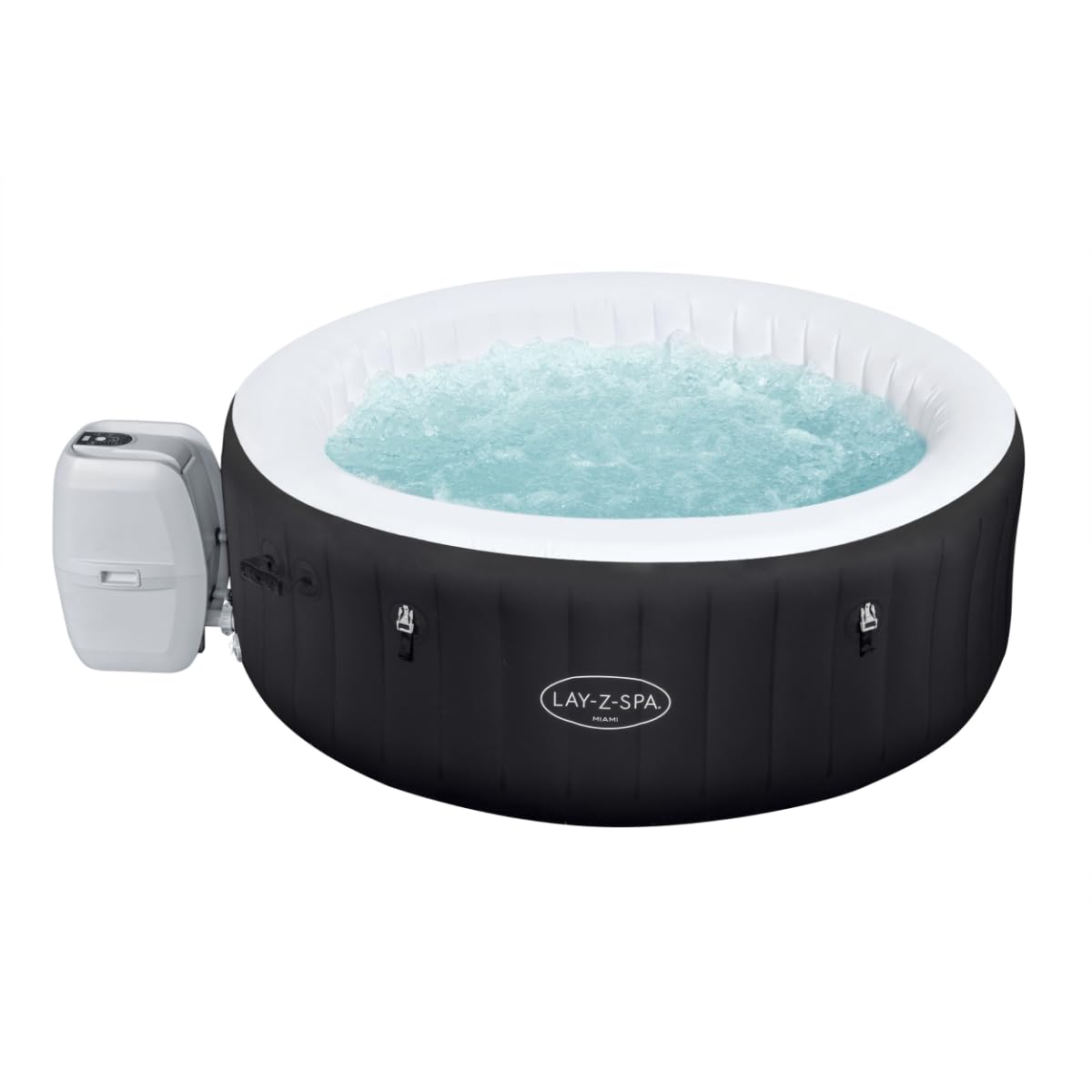 Lay-Z-Spa Boracay Smart Signature AirJetInflatable Hot Tub with App-Control 2-4 person