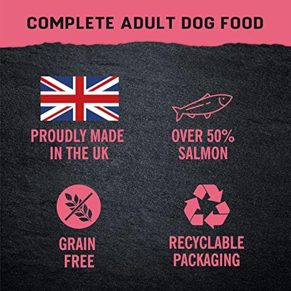 Harringtons Just 6 Complete Grain Free Hypoallergenic Salmon & Veg Dry Adult Dog Food 6kg - With Added Fresh Baked Bites