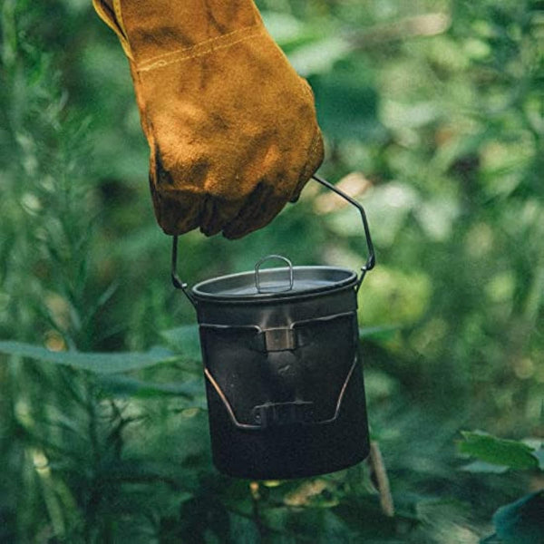 Fire-Maple Alti Camping Titanium Cup | Portable Titanium Mug with Measurement Marks | Ultralight Camping Picnic Water Coffee Cup with Foldable Handle