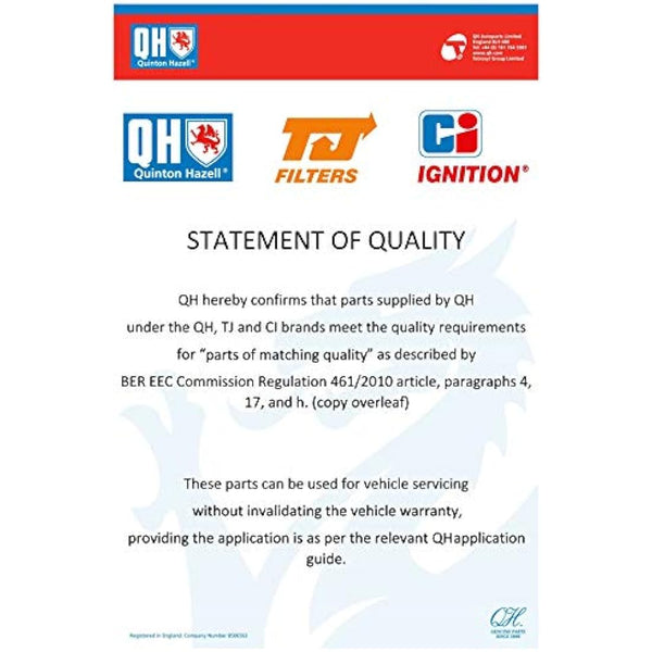 Quinton Hazell Shock Absorber| OEM | Twin Tube | Front Right | QAG181053