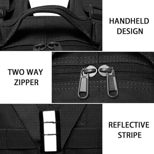 aiGear 25L Military Tactical Backpack | Lightweight Backpack Hiking Daypack | Rucksack with Molle System | for Outdoor Sports Trekking Hiking Travel Camping